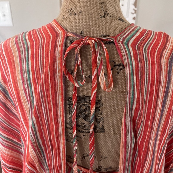 Nina Leonard ladies beautiful summer flowing long maxi dress. NWOT - Picture 3 of 13